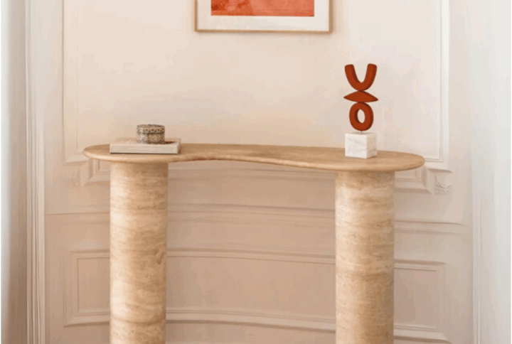 travertine console table 2 - efesus home