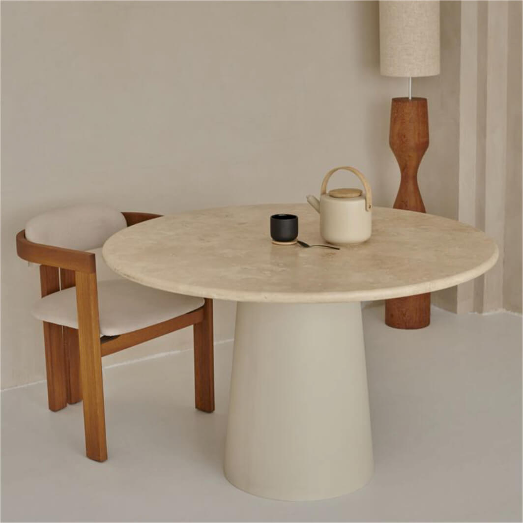 Traverten Masa 4 - Efesus Home