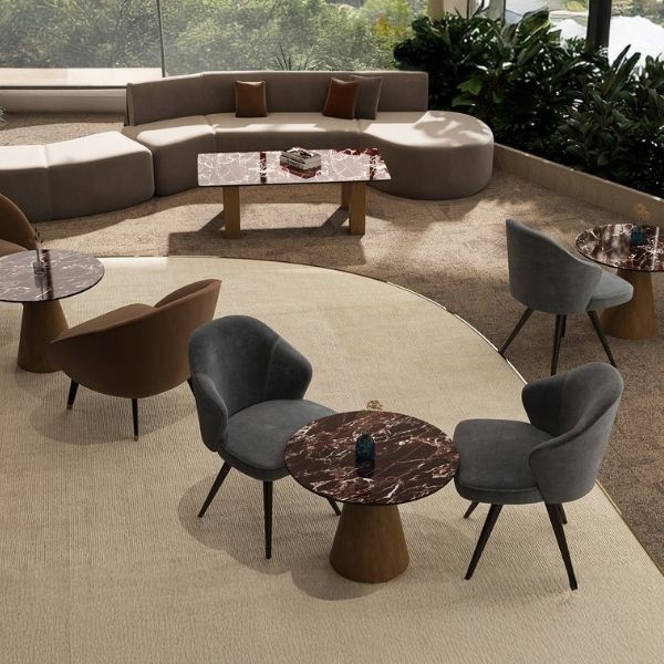 Rosso Levanto Porselen Sehpa 6 rosso levante - efesus home