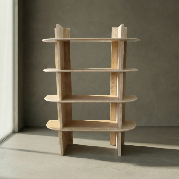 Klasik Traverten Vein Cut Kitaplık 14 48 - efesus home