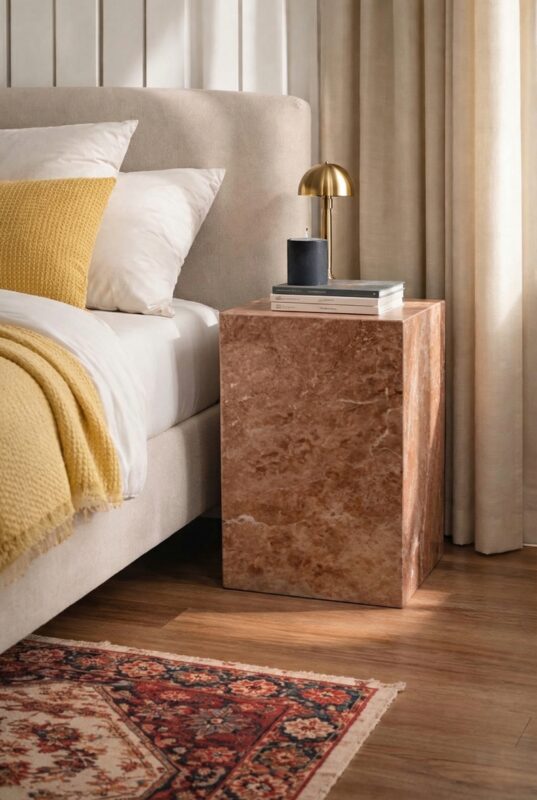 Warm Interior Spaces With Travertine Furniture 7 19 - efesus home