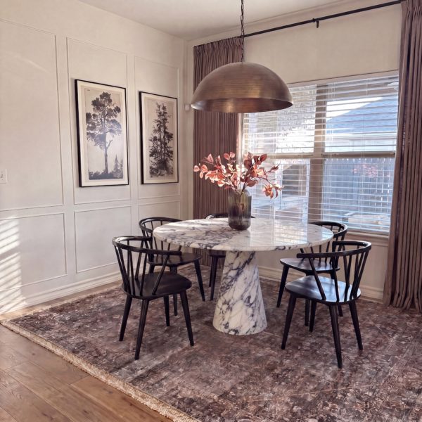 Calacatta Marble Round Dining Table 4 o130x75 cm 1 - efesus home